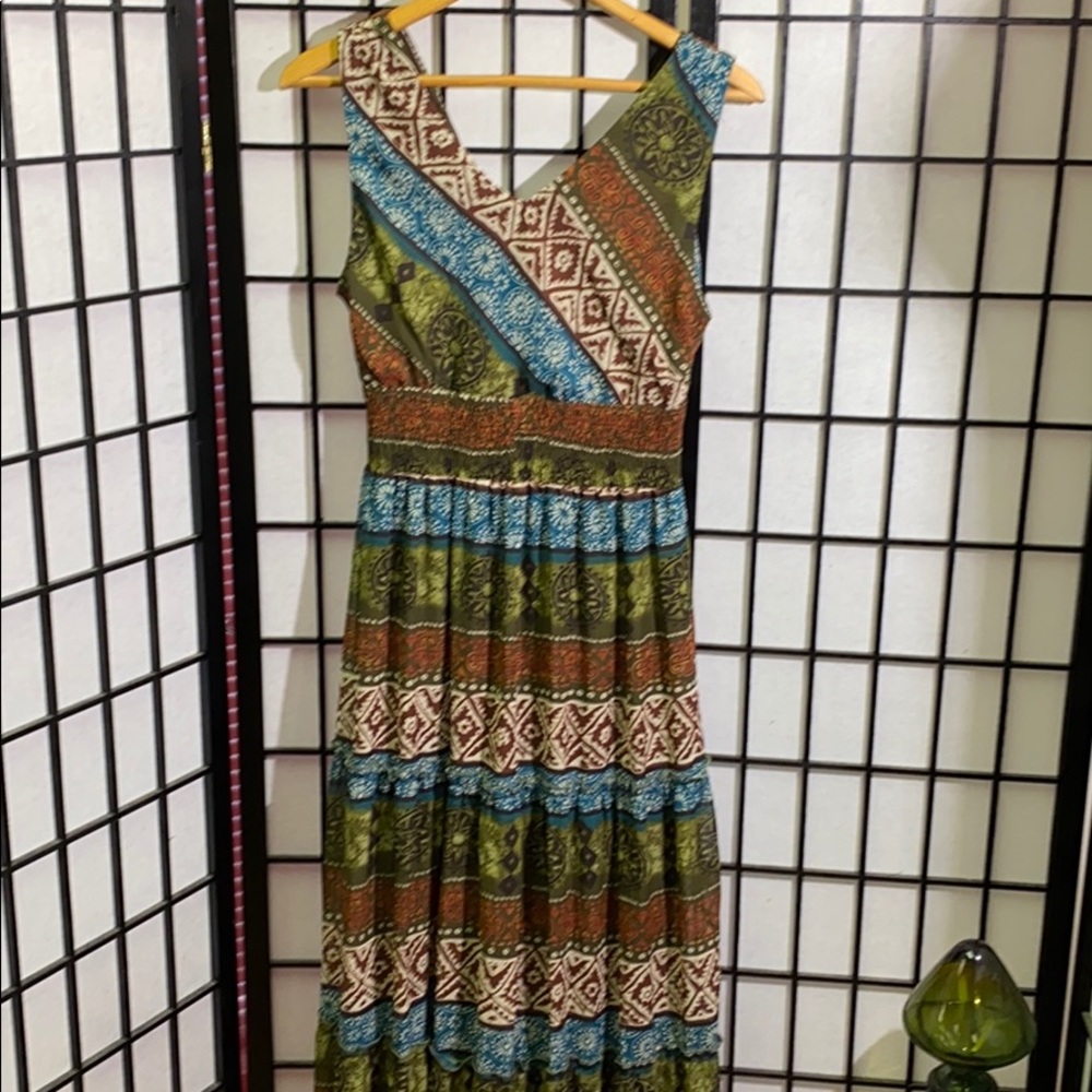 Roz & Ali Boho Dress Size 10 - Picture 5 of 7
